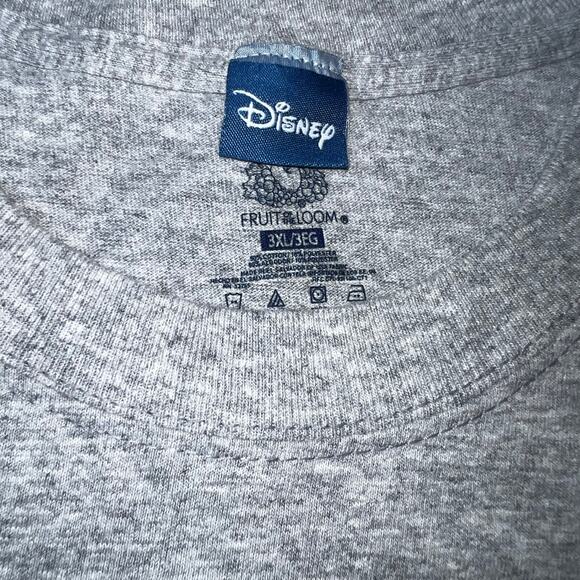 Vintage Disney Minnie Mouse Tantrum gray Short Sleeve T-Shirt 3XL front /back - Picture 4 of 5